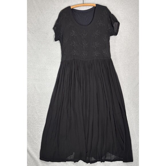 Starina Sheer Maxi Layered Dress Women’s Size S Oversized Witchy Gothic Grunge - Picture 1 of 13